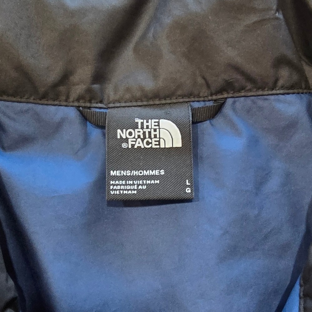 The North Face Everyday Puffer Jacket Blue Black Men's Size L w/3M Logo - Picture 4 of 11